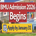 BMU Admission 2026 Begins @bmu.edu.in; Apply by January 31